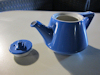 Teapot with lid off