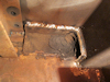 End Sill underside weld to Inner Support