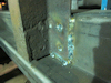 Intermediate post welded to end sill